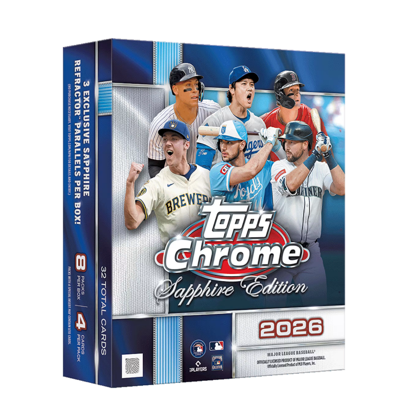 2026 Topps Chrome Baseball Sapphire Edition Box