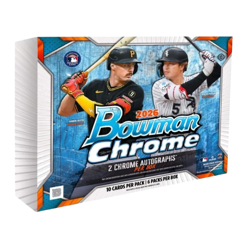 2026 Bowman Chrome Baseball Hobby 12 Box Case